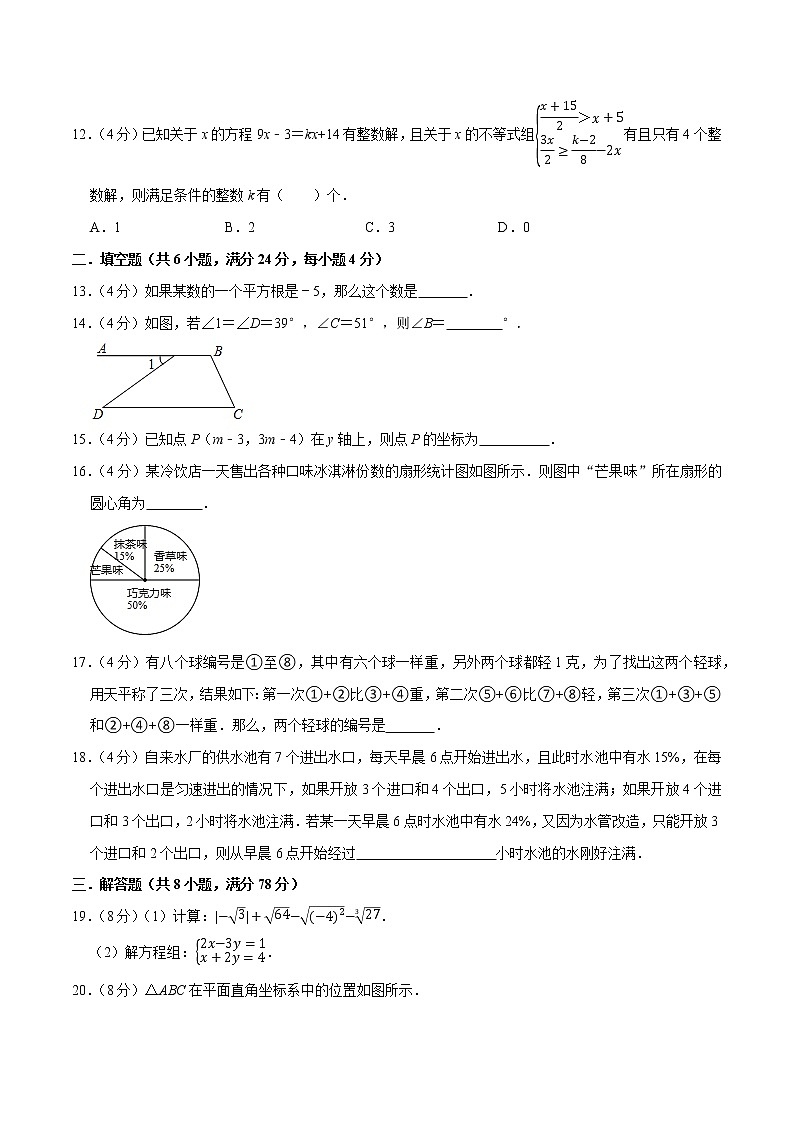 专题2.10 期末重难点突破训练卷（二）（人教版）（原卷版）第3页
