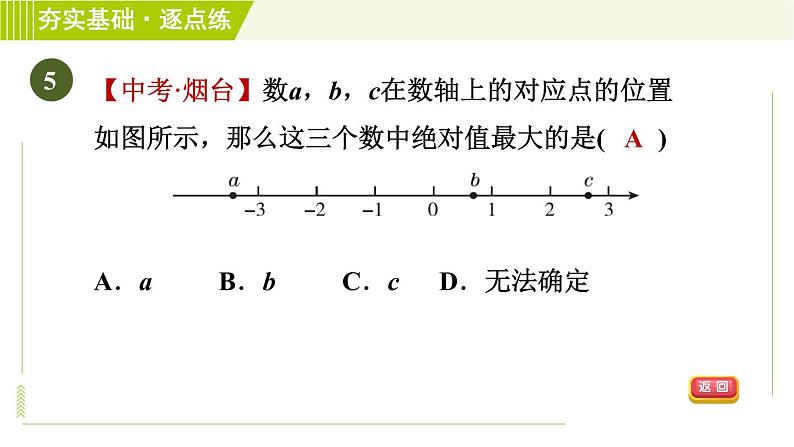 苏教版七年级上册数学习题课件 第2章 2.4.3有理数的大小比较第8页