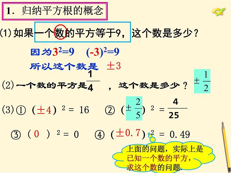 6.1.1《平方根》课件 初中  数学  沪科版  七年级下册第4页