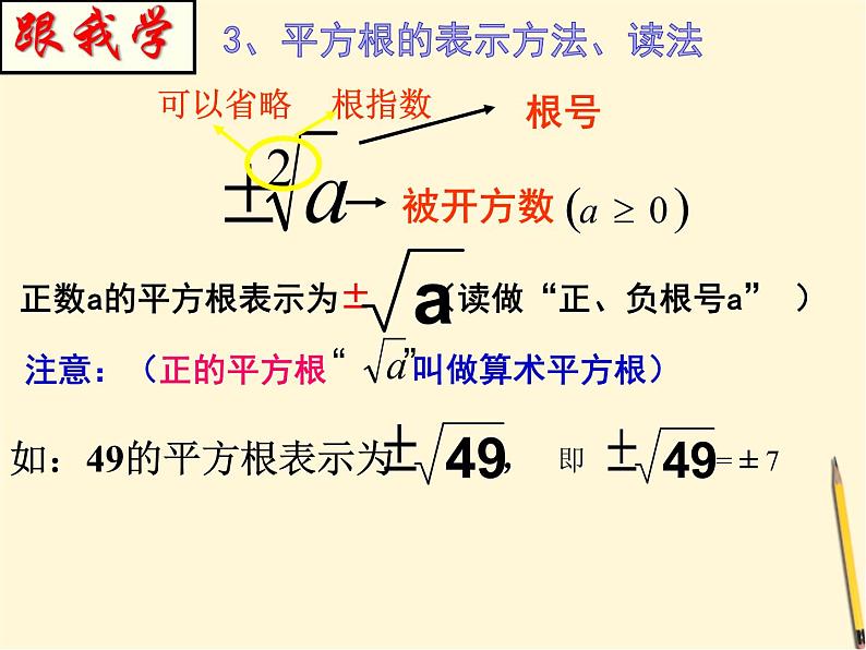 6.1.1《平方根》课件 初中  数学  沪科版  七年级下册第7页