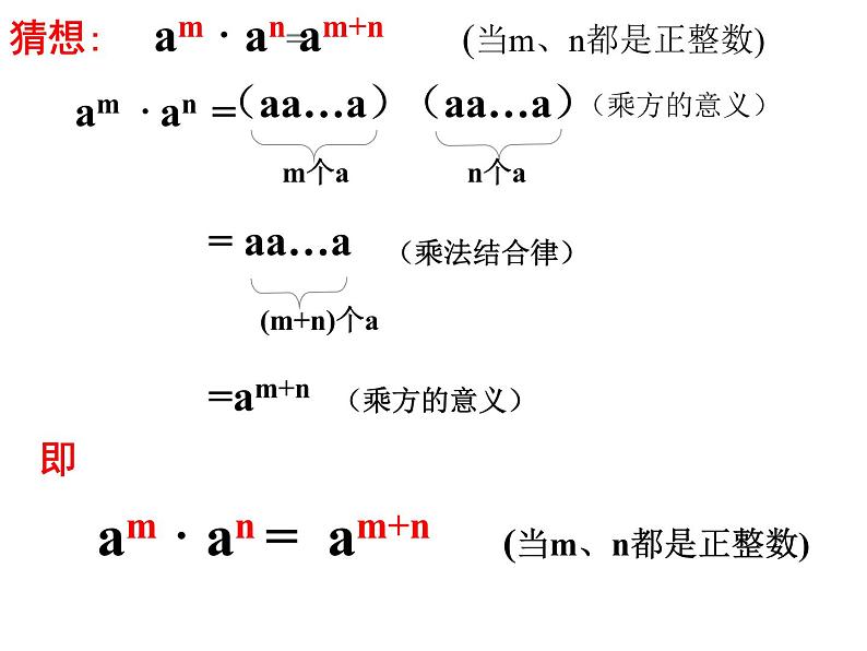 8.1同底数幂相乘（1）--课件 初中 / 数学 / 沪科版 / 七年级下册04