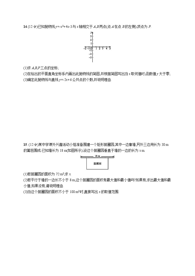 2021人教版九年级上册 第22章 二次函数 专题练习题（1）（含详细答案解析）03