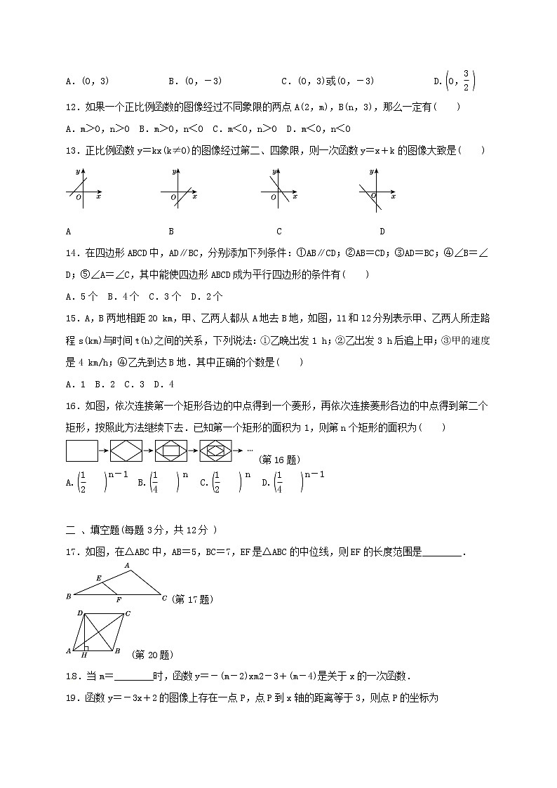 2020年春八年级数学下册期末达标检测卷（含解析）冀教版03