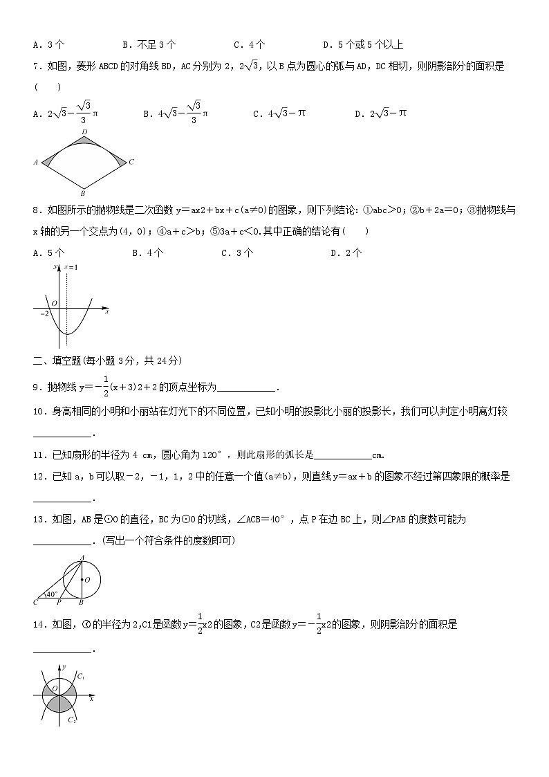 2020学年九年级数学下册期末检测卷（新版）湘教版02