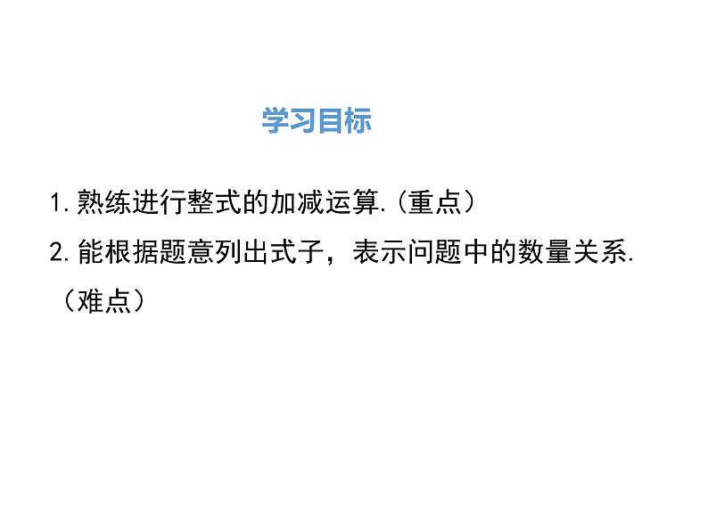 人教版数学七年级上册整式的加减课件第2页