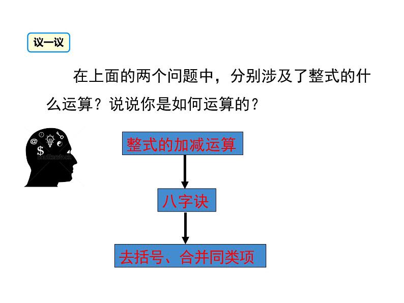 人教版数学七年级上册整式的加减课件第8页