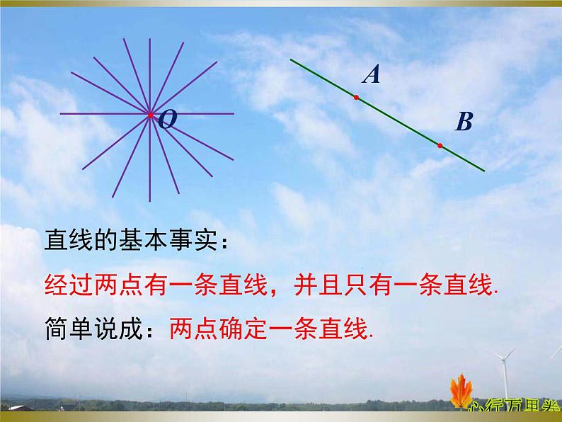 人教版数学初中七年级上册第四章第二节第1课时  直线、射线、线段课件第3页