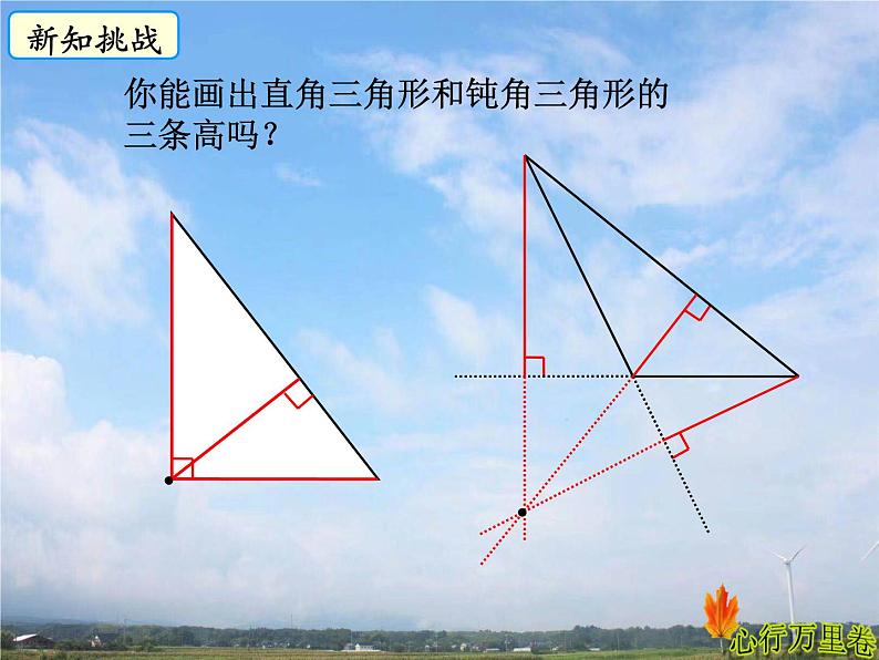 人教版数学初中八年级上册第十一章第一节第2课时三角形的高、中线、角平分线课件第5页