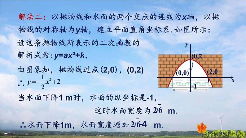 人教版数学初中九年级上册第二十二章第三节第四课时实际问题与二次函数课件第5页