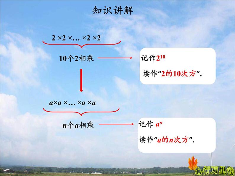 人教版数学初中七年级上册第一章1.5 有理数的乘方1.5.1 乘方第1课时 有理数的乘方乘方课件04