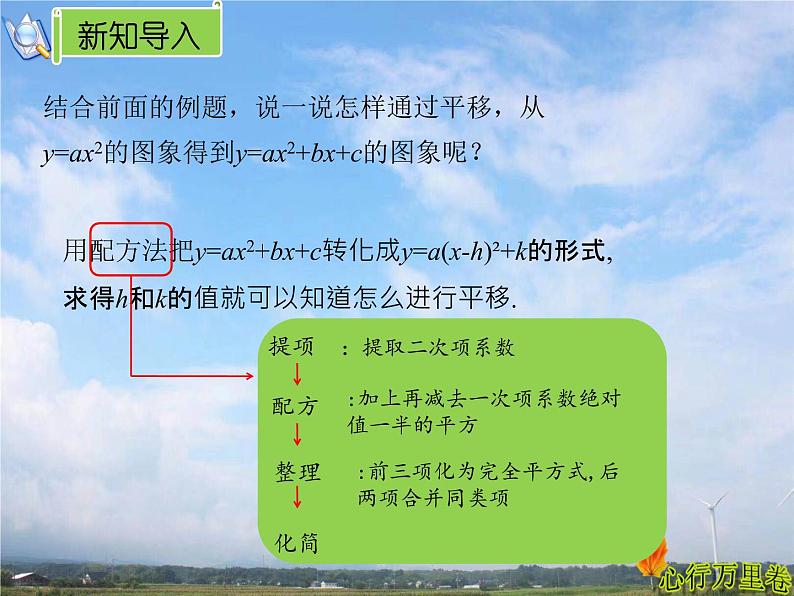 人教版数学初中九年级上册第二十二章第一节第四课时 y=ax²+bx+c的图象和性质 课件05