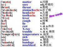 初中英语Unit 1 What’s the matter?综合与测试教学ppt课件
