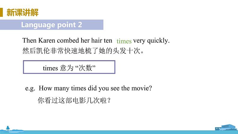 冀教版英语八年级上册 Lesson 12 Karen's Hair Stood Up ！ PPT课件+音频08