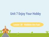 冀教版英语八年级上册 Lesson 38 Hobbies Are Fun！ PPT课件+音频