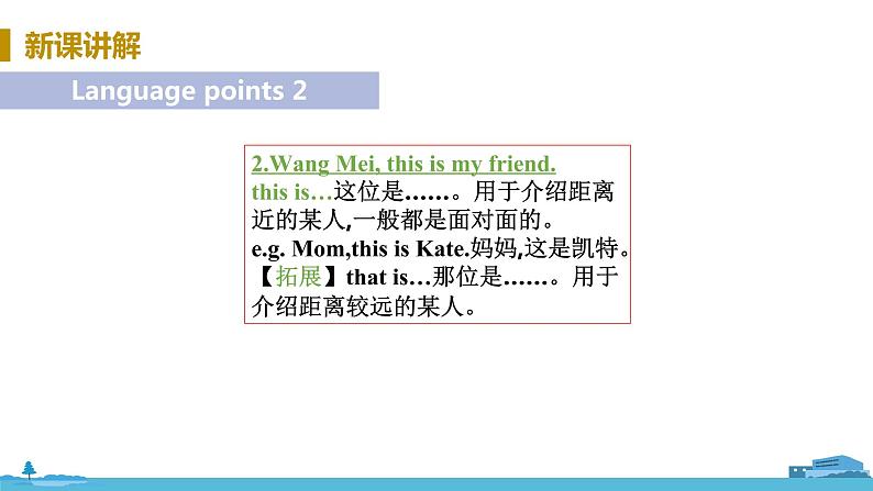 冀教版英语七年级上册 Unit 1 School and Friends Lesson 2 PPT课件07