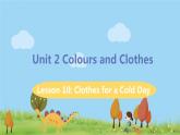 冀教版英语七年级上册 Unit 2 Colours and Clothes Lesson 10 PPT课件