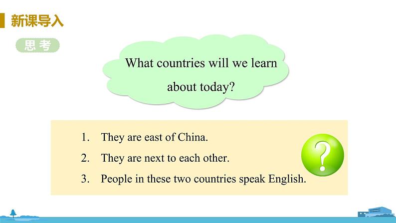 冀教版英语七年级上册 Unit 8  Countries around the World Lesson 46 PPT课件+音频04