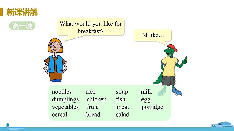 冀教版英语七年级上册 Unit 4 Food and Restaurants Lesson 19 PPT课件08