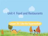 冀教版英语七年级上册 Unit 4 Food and Restaurants Lesson 20 PPT课件
