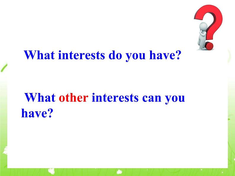 lesson 10 my interests 课件（26张ppt）06