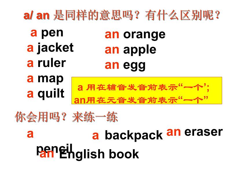 人教版七年级上册 Starter Unit 2 period 2 3a-4d 课件08