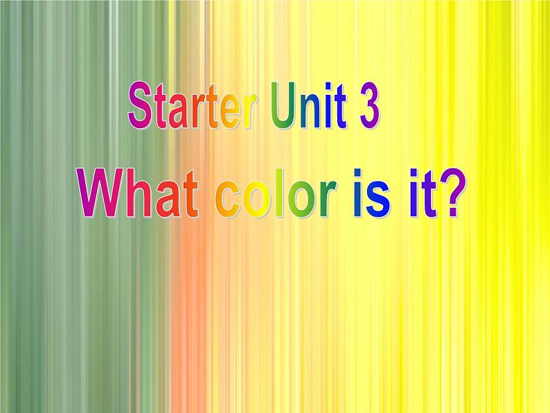 人教版七年级上册 Starter Unit 3 period 2 3a-4d 课件第2页