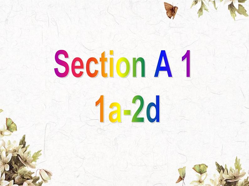 人教版七年级上册 U2 Section A 1a-2d 课件第3页