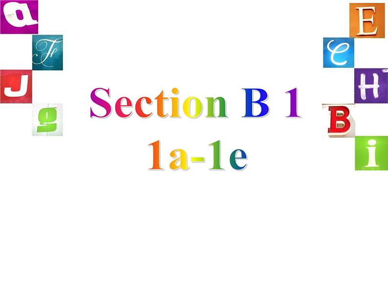 人教版七年级上册 U4 Section B 1a-1e 课件第3页