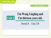 外研版七年級上冊英語習題課件 Module1 Period 4   Unit 2 B