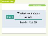 外研版七年級上冊英語習題課件 Module5 Period 4   Unit 2 B