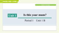 外研版 (新标准)七年级上册Module 2 My familyUnit 1 Is this your mum?习题课件ppt