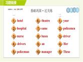 外研版七年級上冊英語習題課件 Module 2 Period 4   Unit 2 A