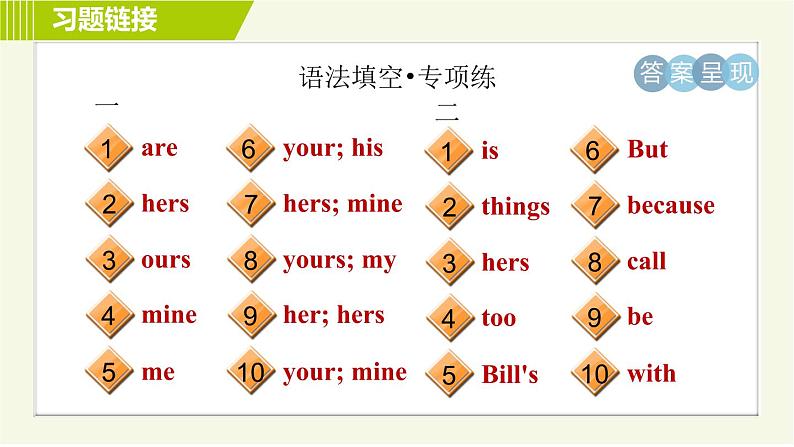 人教版七年级上册英语习题课件 Unit3 Period 3 Section A Grammar Focus03