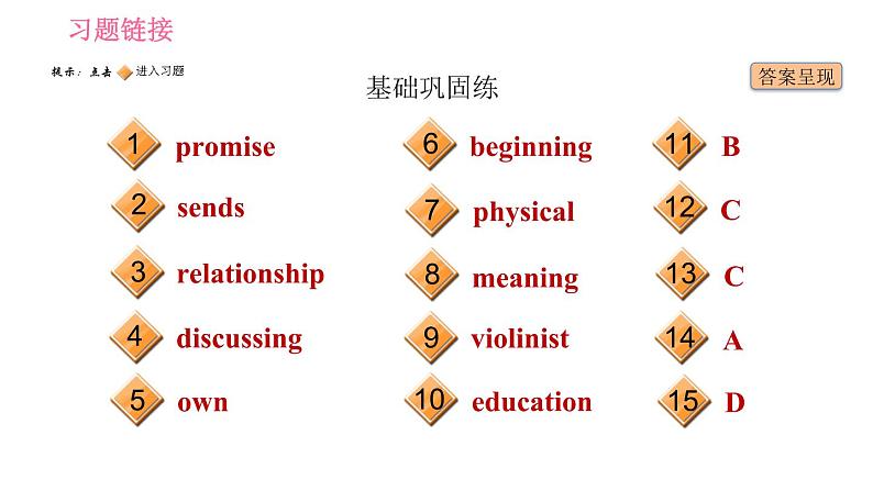 人教版八年级上册英语习题课件 Unit6 课时5　Section B(3a－Self Check)第2页