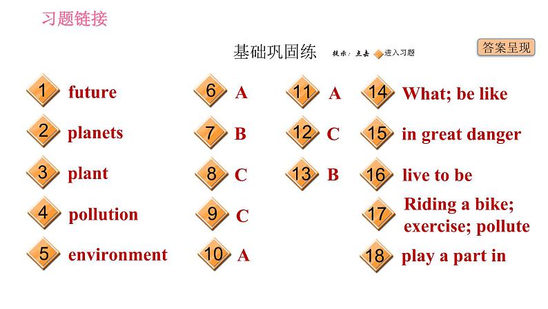 人教版八年级上册英语习题课件 Unit7 课时1 Section A (1a - 2d)02