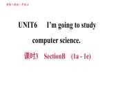 人教版八年级上册英语习题课件 Unit6 课时3 Section B (1a - 1e)