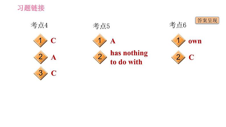 人教版八年级上册英语习题课件 Unit6 中考考点专练03