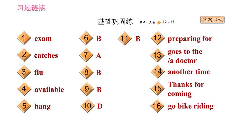 人教版八年级上册英语习题课件 Unit9 课时1 Section A (1a - 2d)02