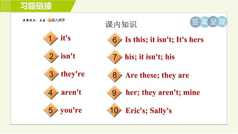 人教版七年级上册英语习题课件 Unit3 Period 2 Section A (Grammar Focus-3c)02