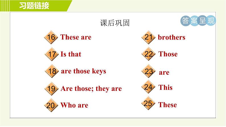 人教版七年级上册英语课件 Unit2 Period 2 Section A (Grammar Focus-3c)第5页