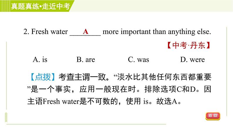 译林版英语七年级上册 Unit1 习题课件05