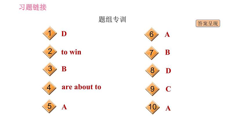 冀教版九年级英语 Unit7 习题课件03