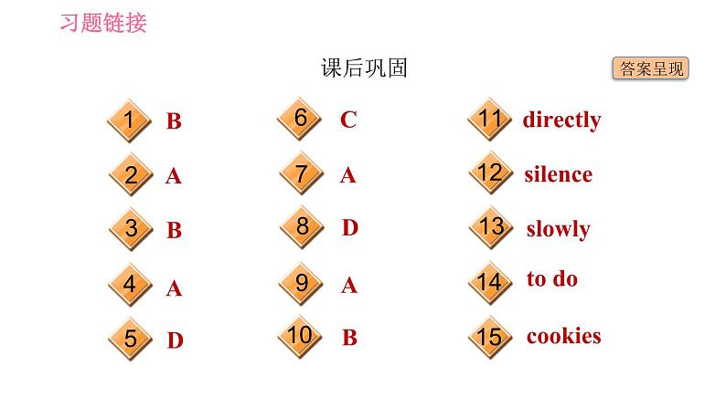 冀教版九年级英语 Unit7 习题课件04