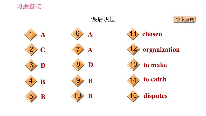 冀教版九年级英语 Unit7 Lesson 38 Making School a Better Place习题课件04