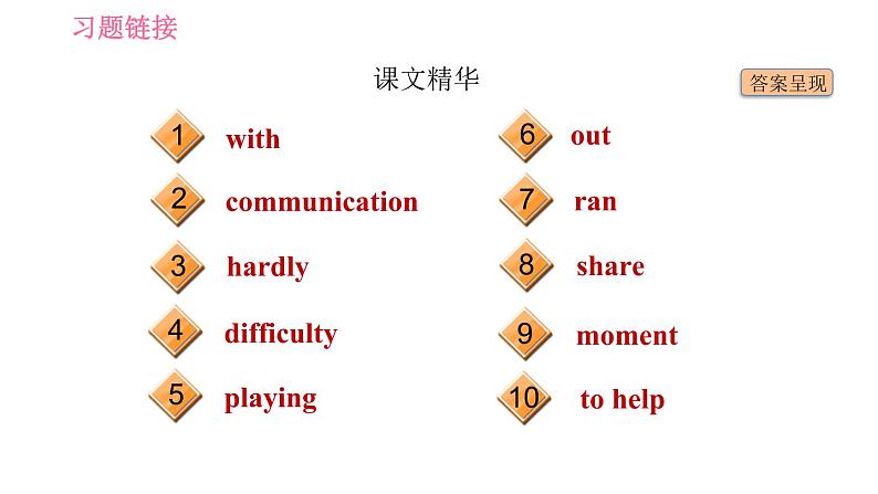 冀教版九年级英语全一册习题课件 Unit9 Lesson 54 How Embarrassing!第6页