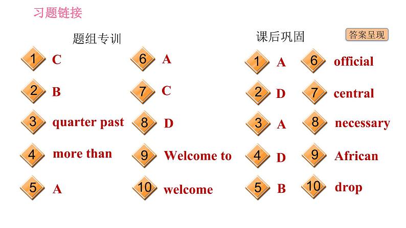 冀教版九年级英语全一册习题课件 Unit8 Lesson 46 Home to Many Cultures第3页