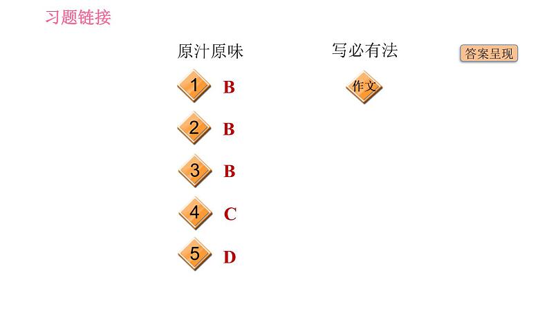 冀教版九年级英语全一册习题课件 Unit8 单元整合与拔高第3页