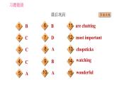 冀教版九年级英语全一册 Unit8 Lesson 43 A Visit to Chinatown 习题课件