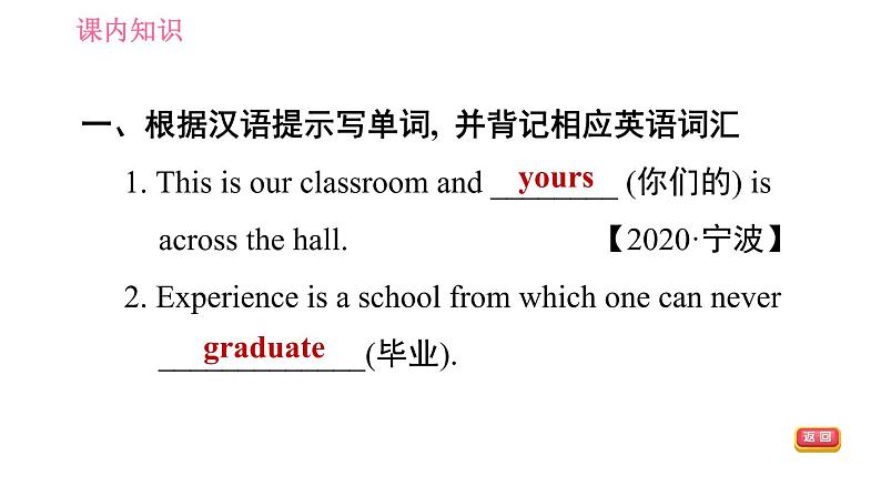 冀教版九年级英语全一册习题课件 Unit10 Lesson 59 Keep Your Choices Open第7页