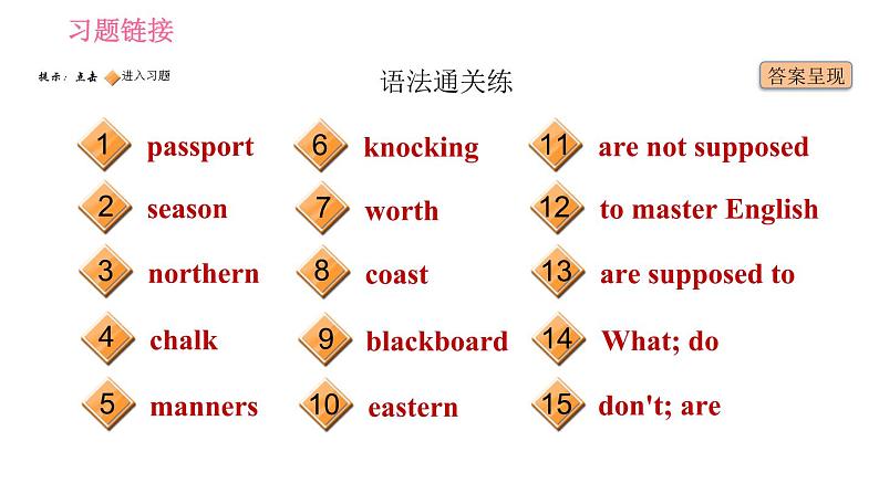 人教版九年级上册英语习题课件 Unit10 课时3　Section A(Grammar Focus－4c)第2页